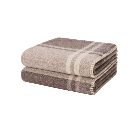 Haomy Hygge –  Plaid – Ivoire