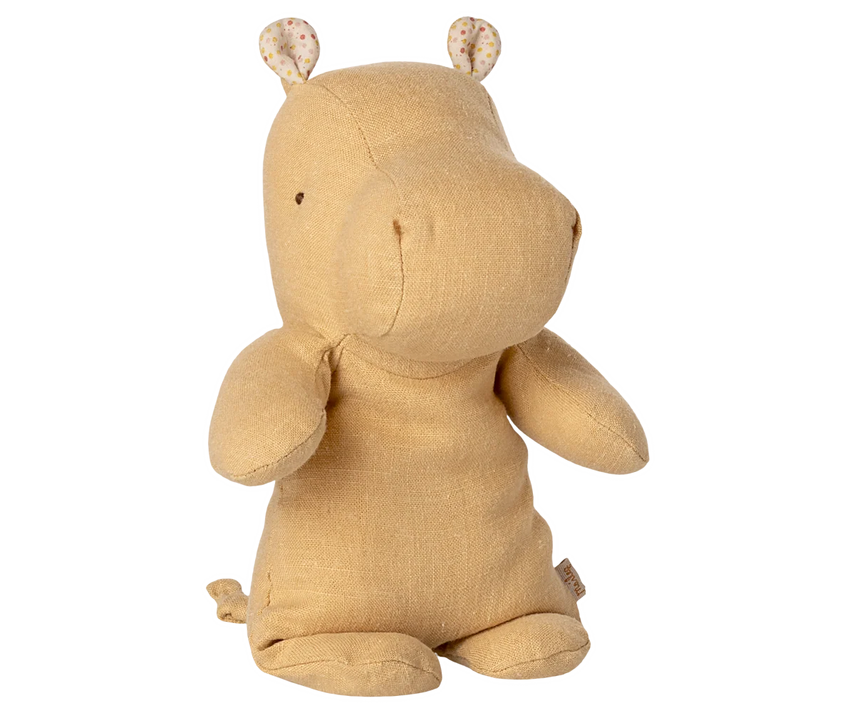 Maileg Hippo Small – Cream Yellow