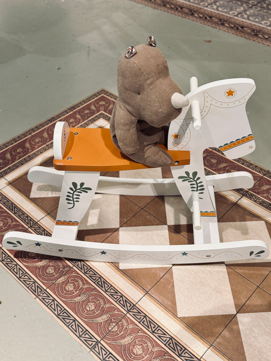Ruddy Rocking Toy, Horse, White,