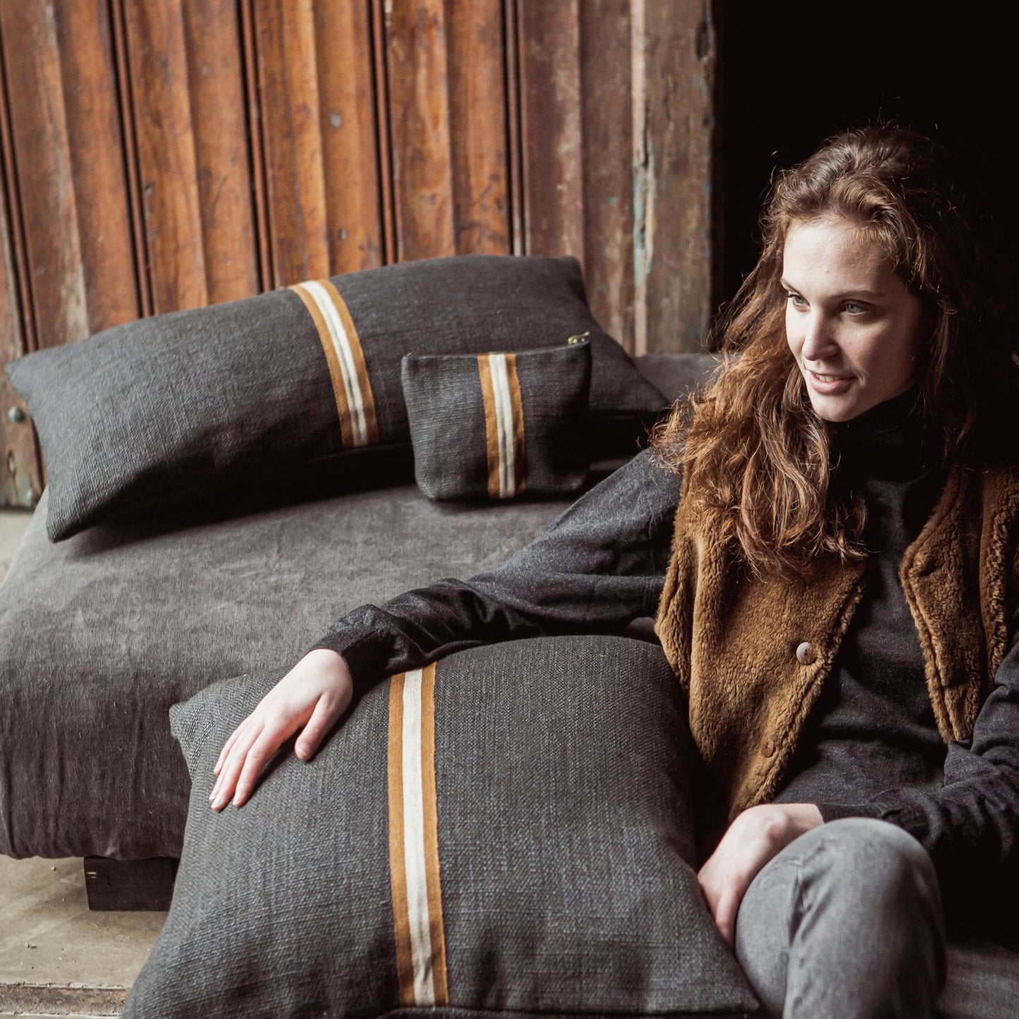 Jasper kussen Libeco