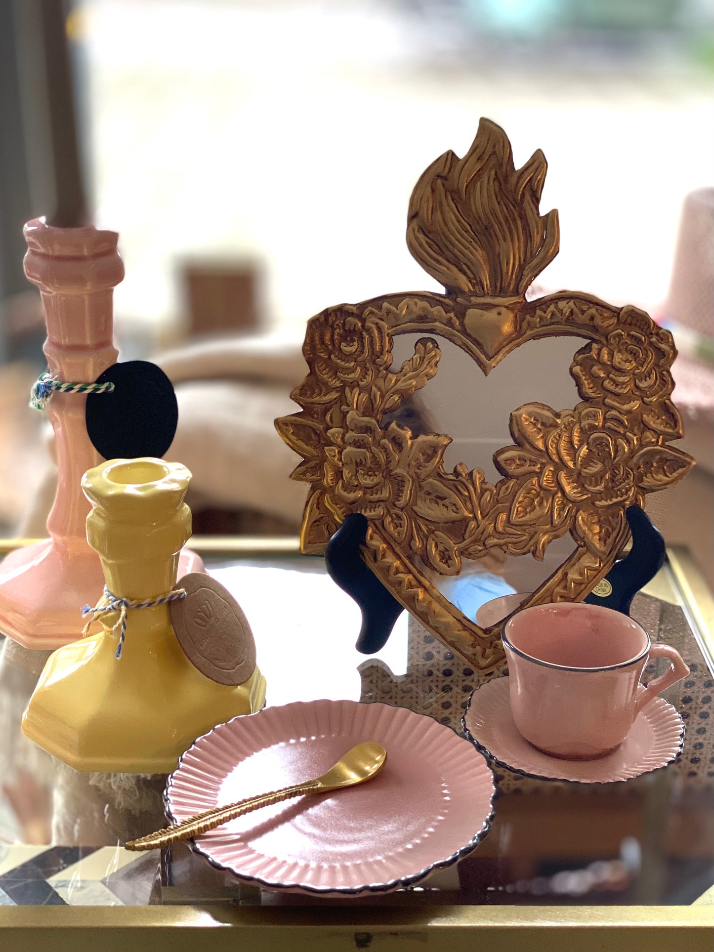 Royal Goedewagen kandelaar Quartz Pink