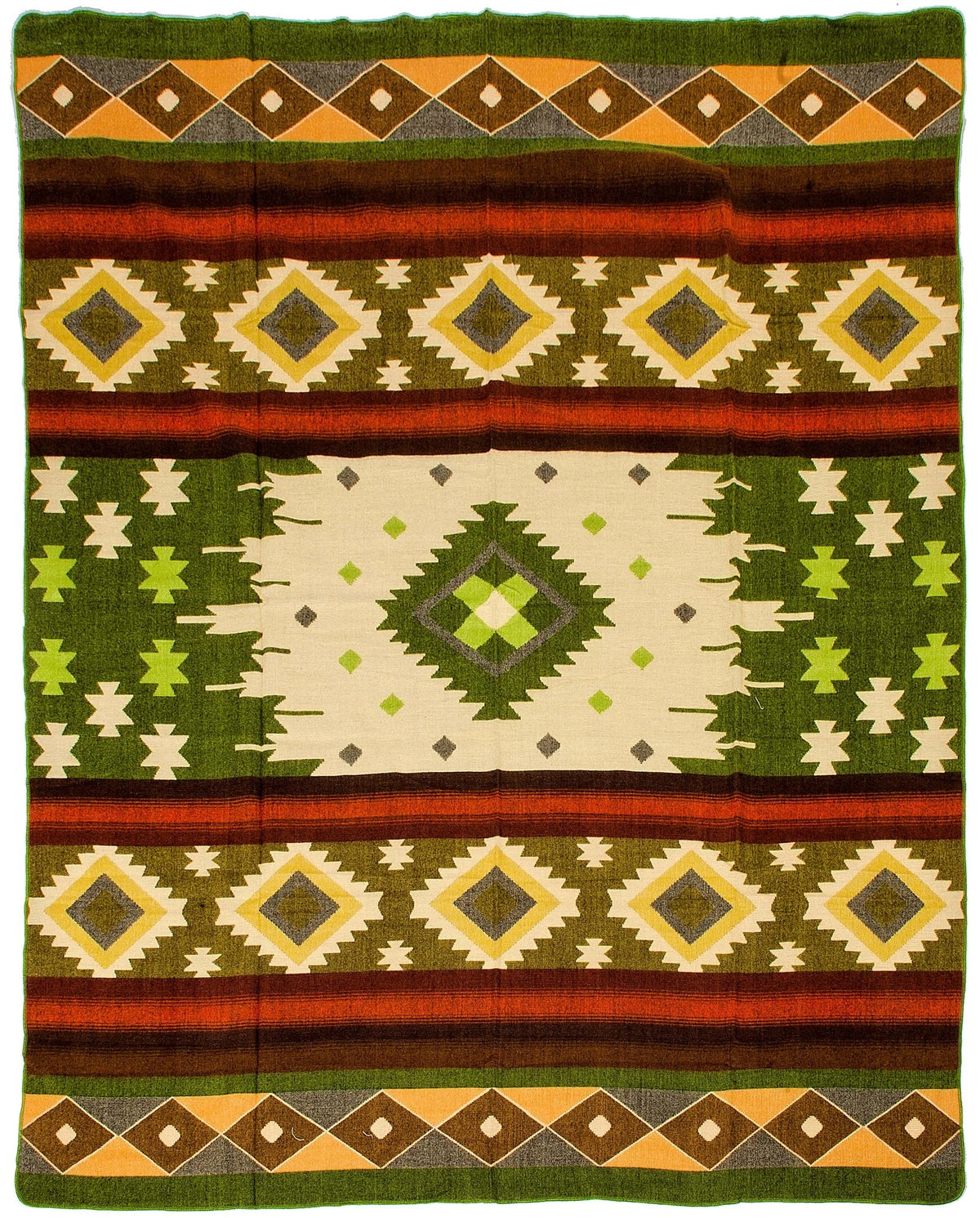 Ecua Fina – Alpaca Plaid Quilotoa – Groen
