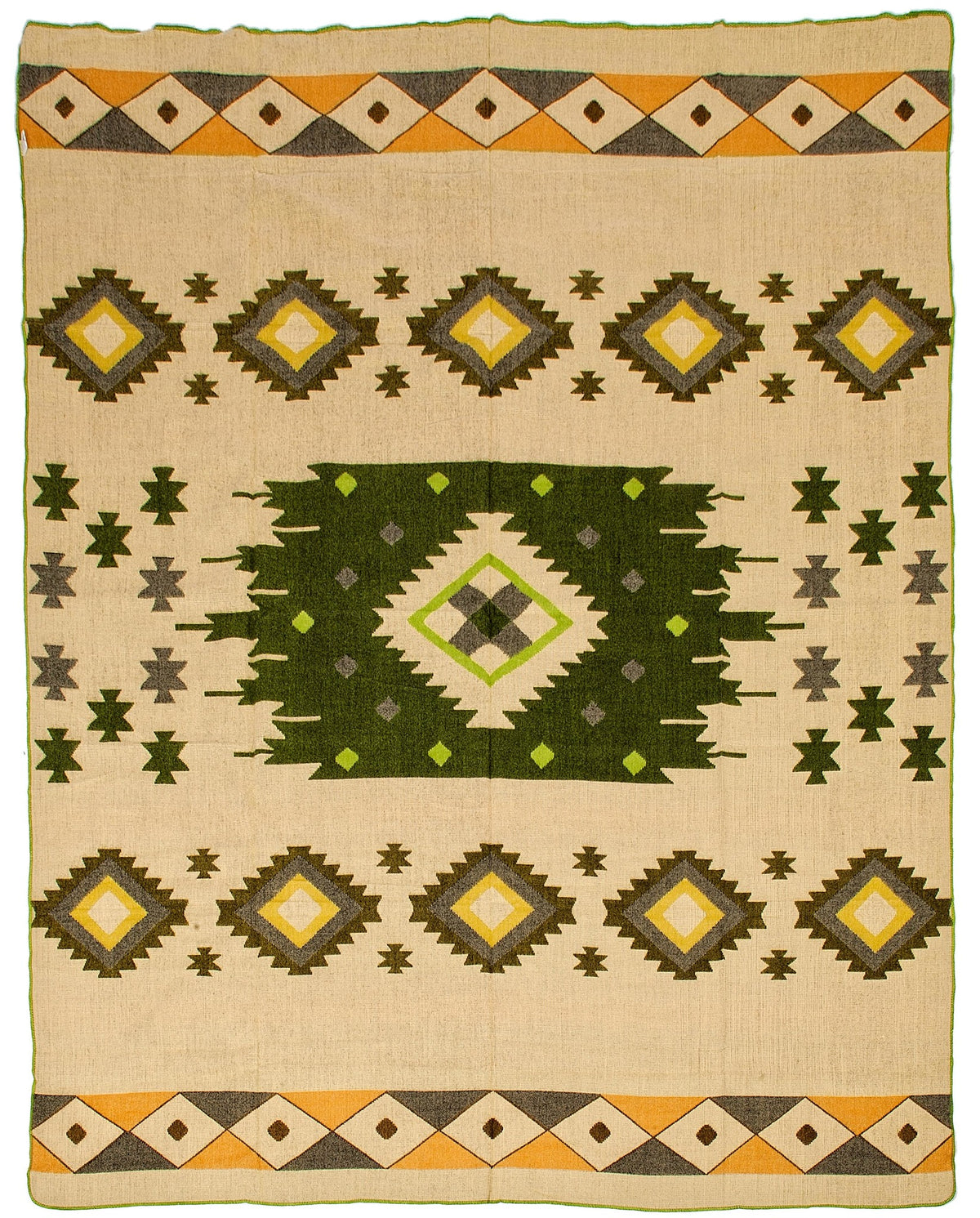 Ecua Fina – Alpaca Plaid Quilotoa – Groen