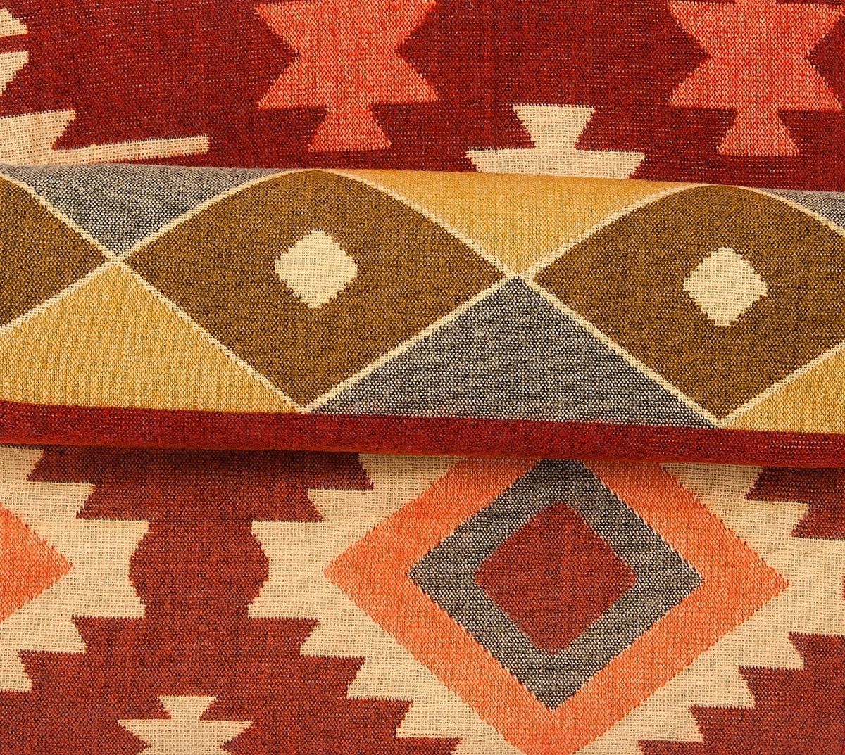 Ecua Fina – Alpaca Plaid Quilotoa – Rood