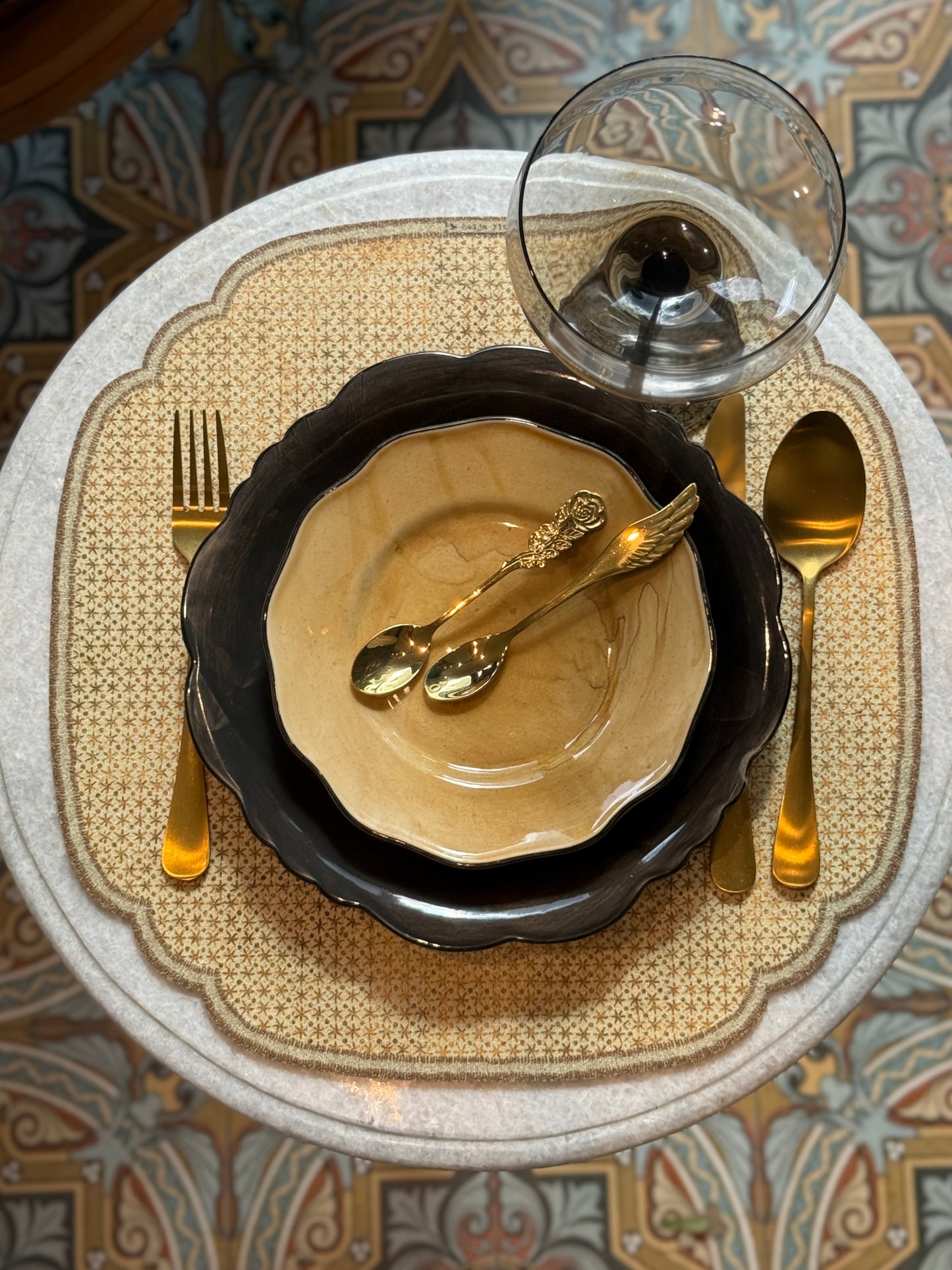 Placemat Gold Star