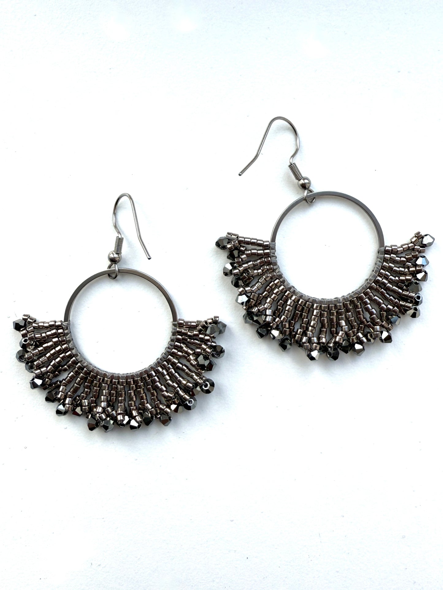 Big Silver Sun Earrings Wanted by DaS