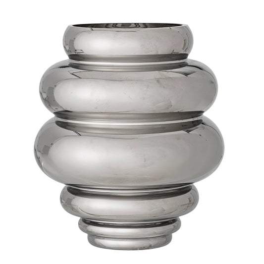 Bloomingville Zorya vaas zilver glas