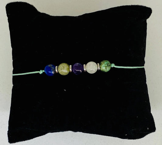 Bracelet 5 bullits silver 1
