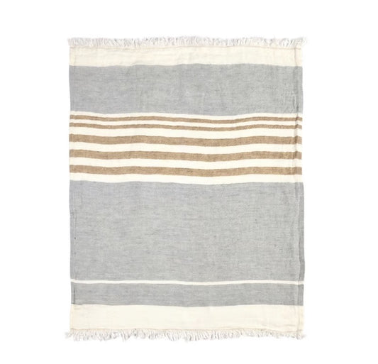 The Belgian towel Ash stripe