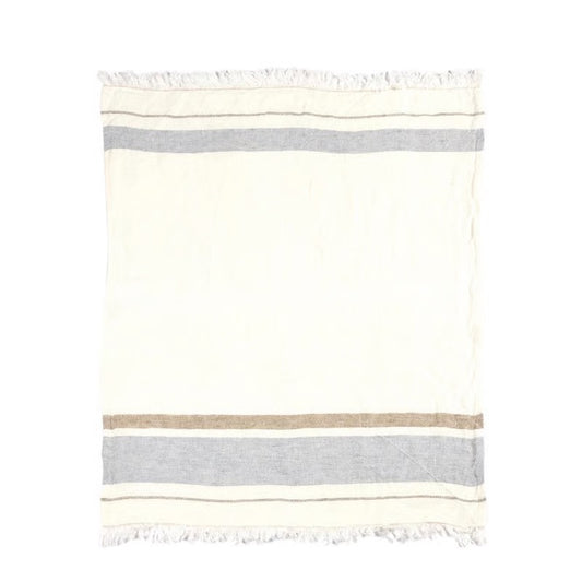 The Belgian towel Oyster stripe
