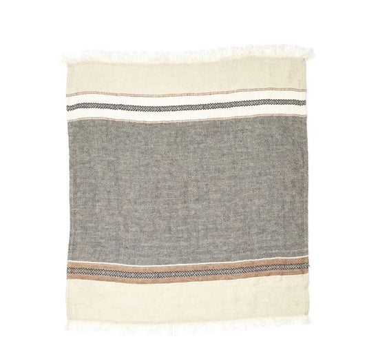 The Belgian towel Beeswax stripe