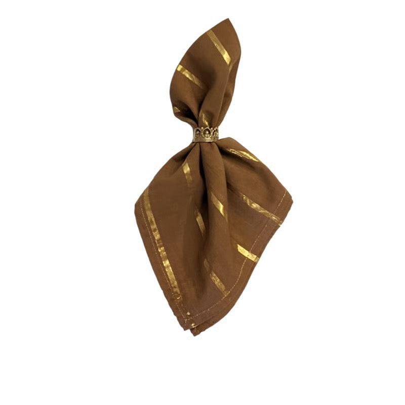 Boncoeurs servet Lurex Rayure