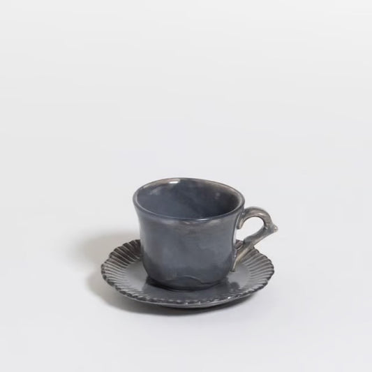 The Table espresso kop en schotel Poppy Seed