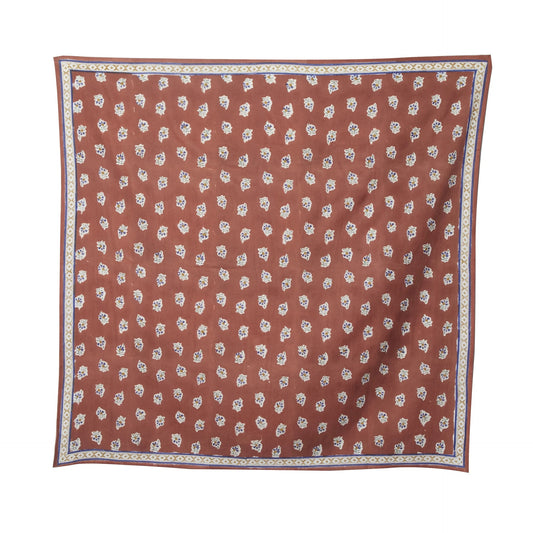 Bonheur du Jour Indian scarf Belsa Terracotta