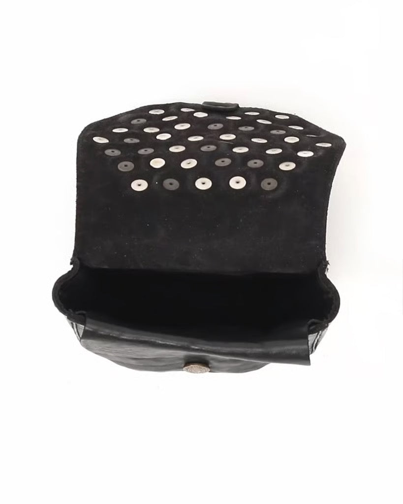 Campomaggi tas zwart met studs