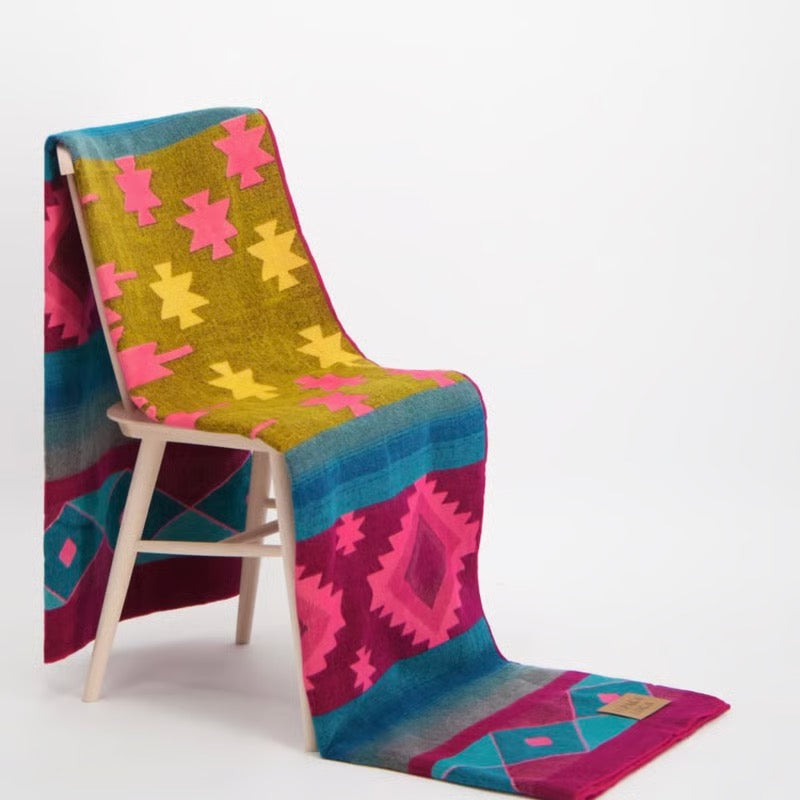 Plaid Alpacaloca Native Pink