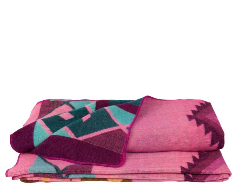 Plaid Alpacaloca Native Pink