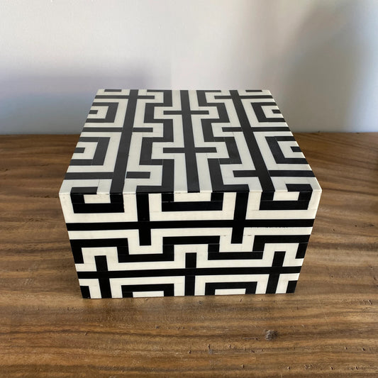 Zwart Wit box cube