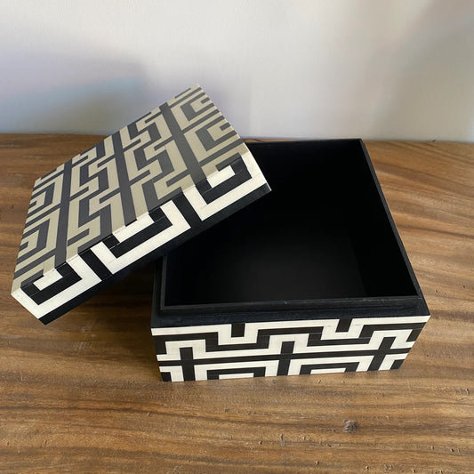Zwart Wit box cube