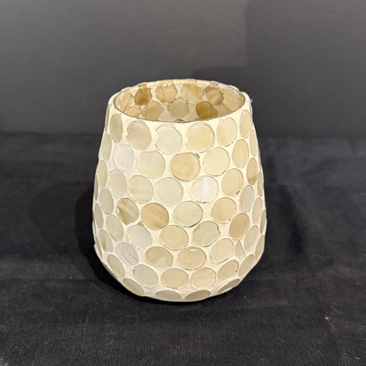 Votive waxinelicht houder mozaïek