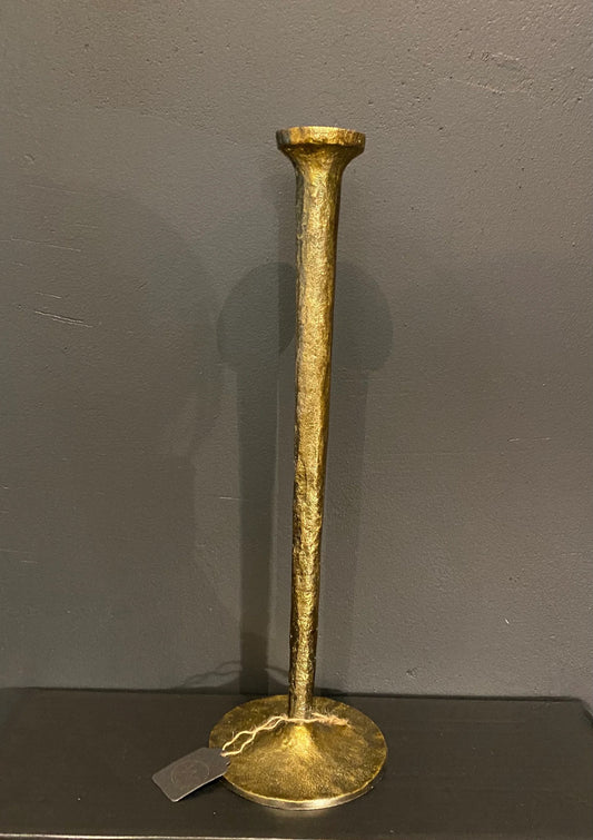 Golden candle holder