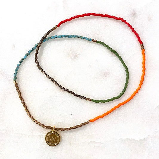 Wanted by DaS beaded necklace S ORGT