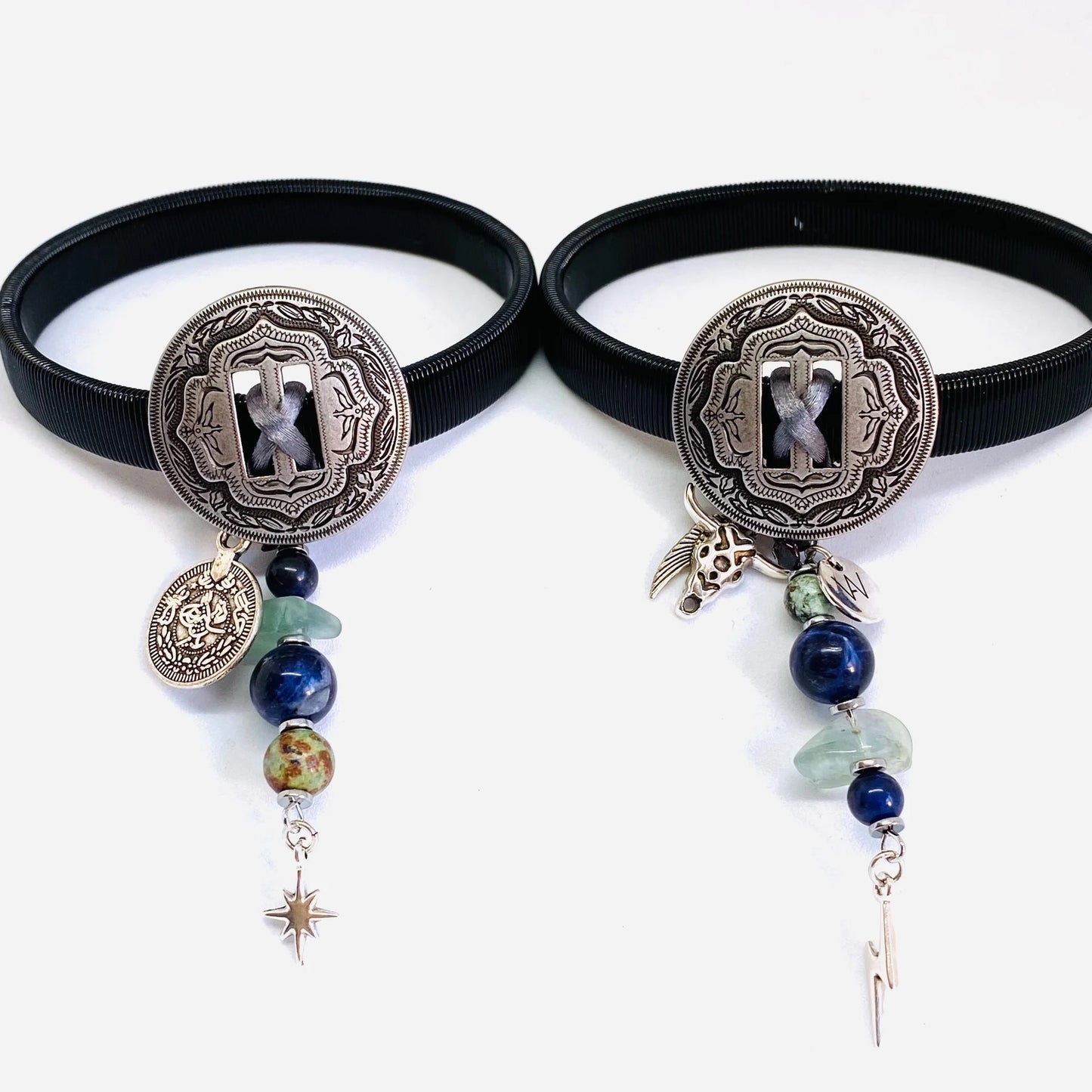 Wanted by DaS Sleeve belts Olsen BSG buffalo coin blue