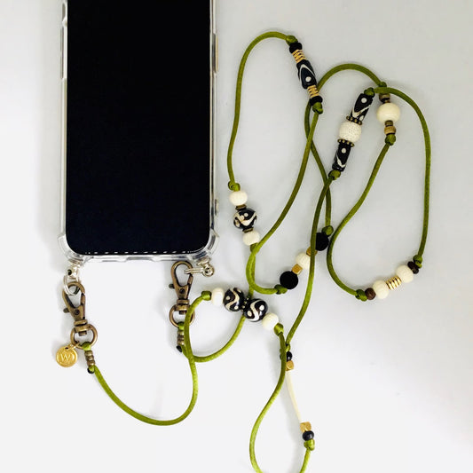 Wanted by DaS Phone cord green