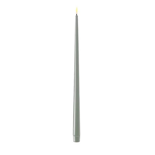 Deluxe Homeart shiny dinner 38 cm Salvie green set van 2