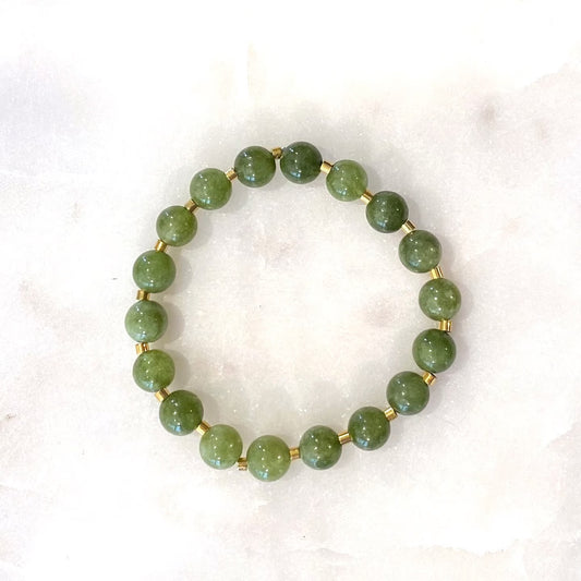 Gemstone Bracelet Canadian Jade