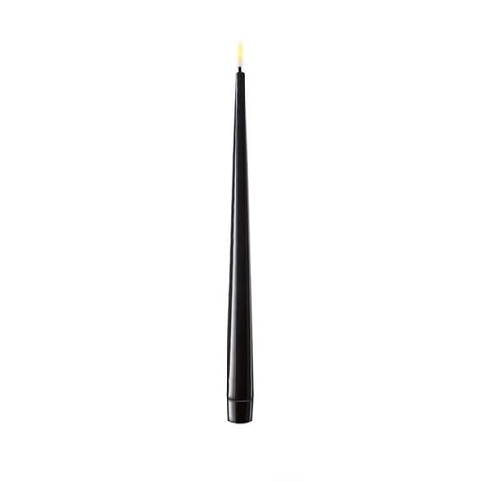 Deluxe Homeart shiny dinner 28 cm Black set van 2