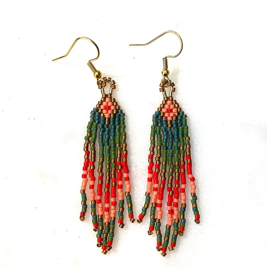 Wanted by DaS Indian Summer beaded Earrings Kaleo