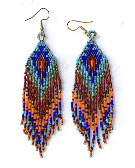 Wanted by DaS Indian summer beaded earrings KTO L