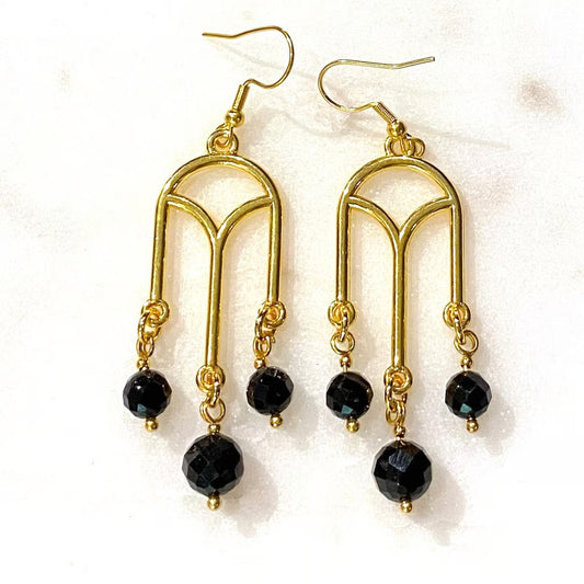 Wanted by DaS Earrings Tripple Tourmaline